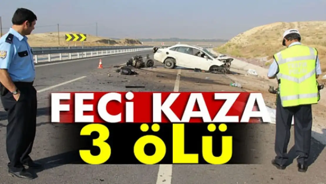 Kütahya'da feci kaza: 3 ölü