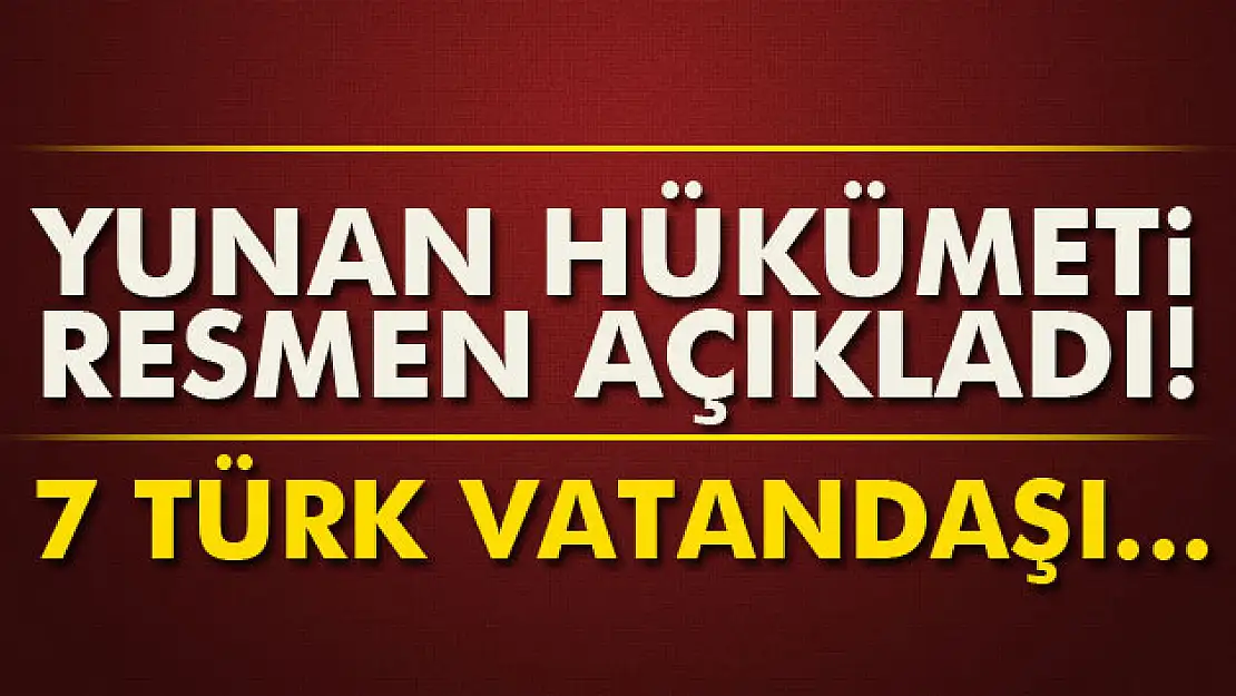 7 Türk Yunanistana kaçtı