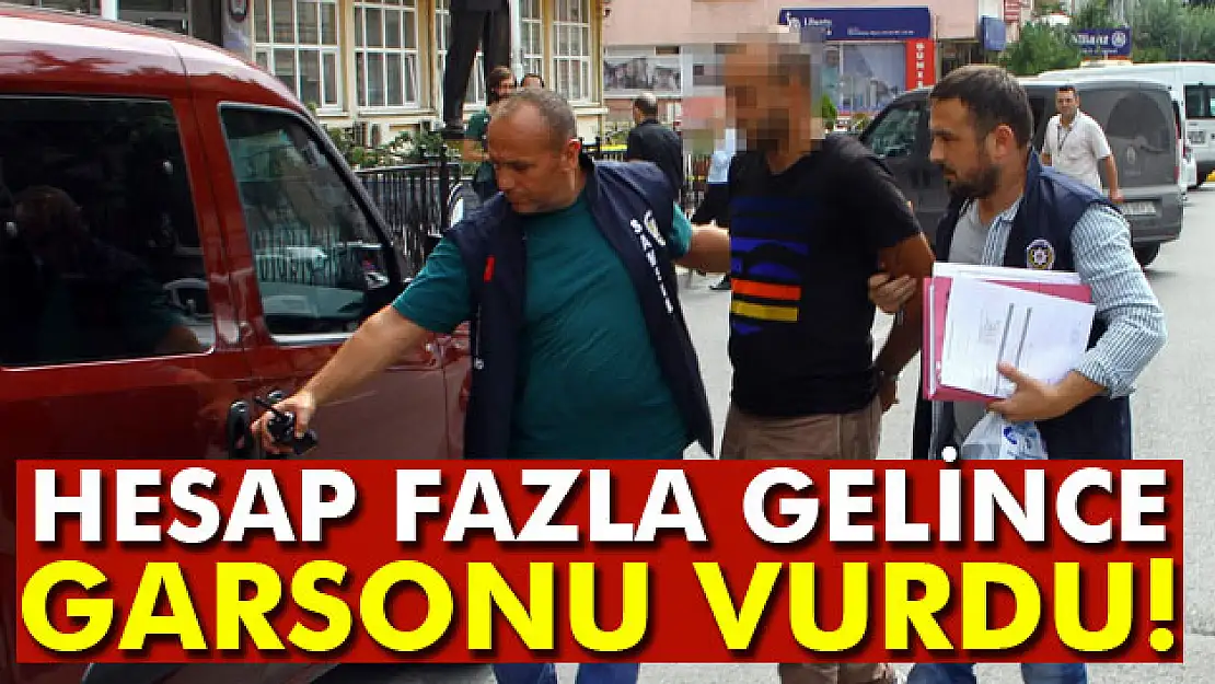 Hesap fazla gelince garsonu pompalı tüfekle yaraladı