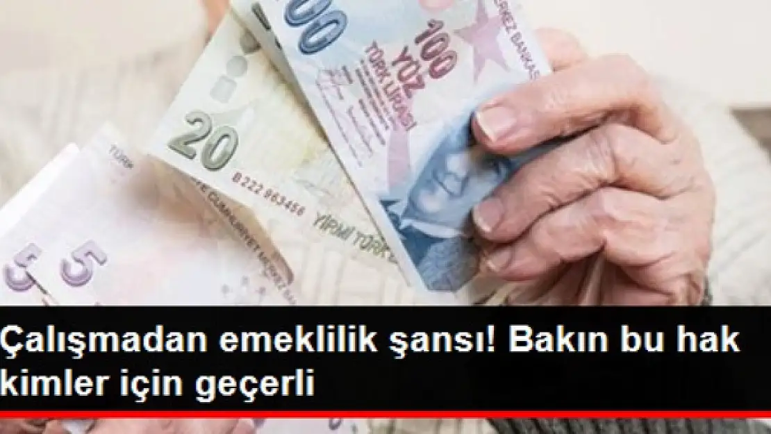 Gurbetçilere Büyük İmkan! Çalışmadan Emeklilik