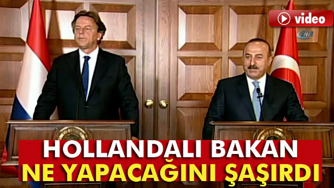 Bakan Çavuşoğlu'ndan çok sert Hollanda çıkışı