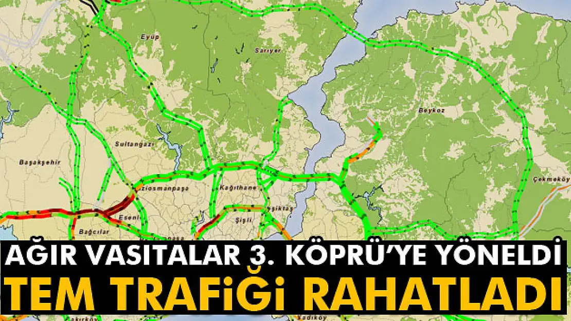 TEM trafiği rahatladı