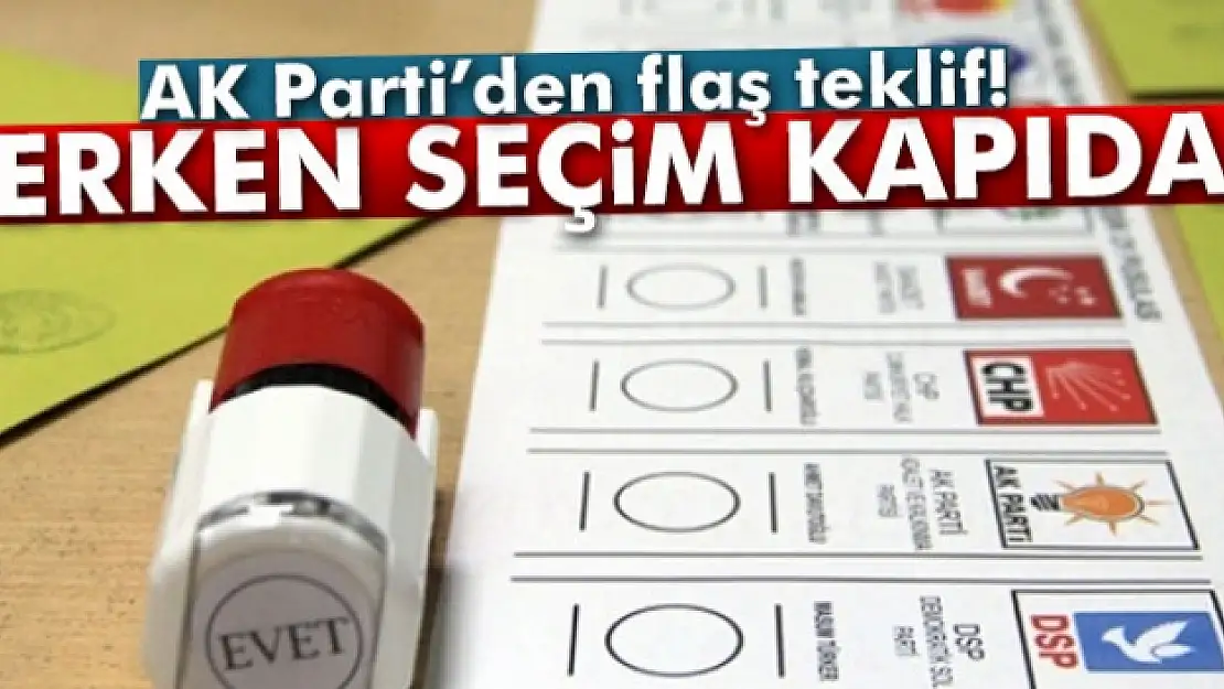 AK Parti'den öneri: 3 yılda 3 seçim