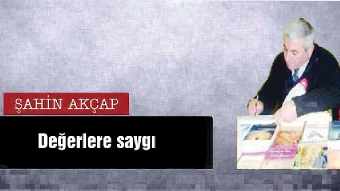 Değerlere saygı