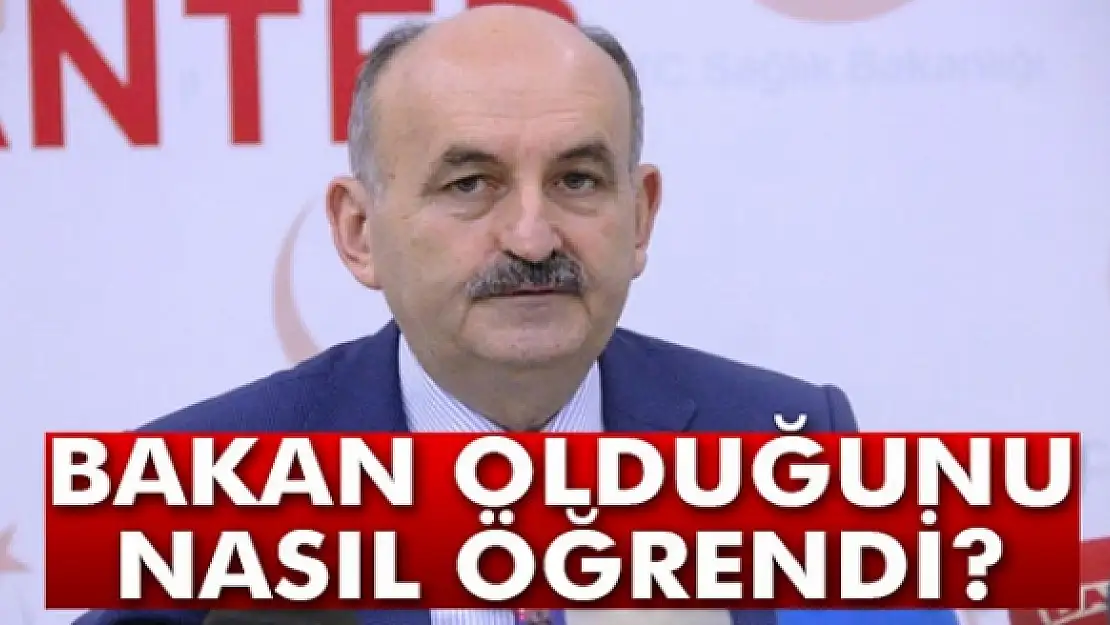 Müezzinoğlu bakan olduğunu eski bakanların yemeğinde öğrendi