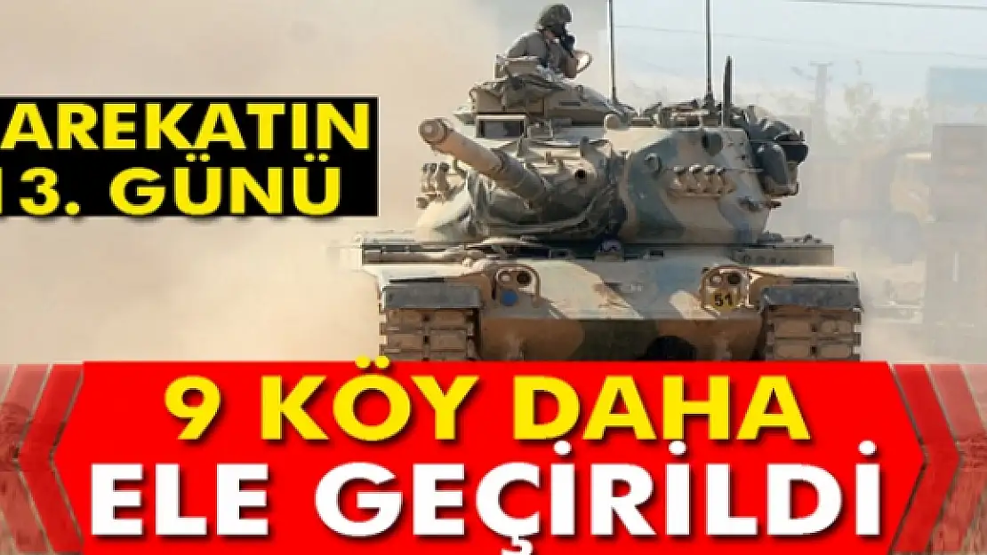 TSK: 9 köy daha ele geçirildi