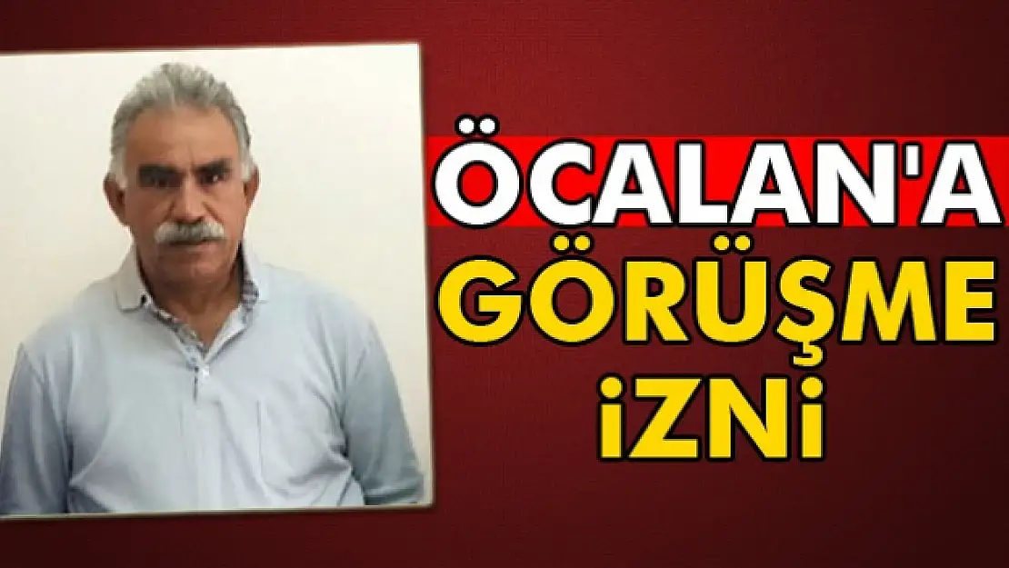 Öcalan'a bayramda ailesiyle  açık görüş izni