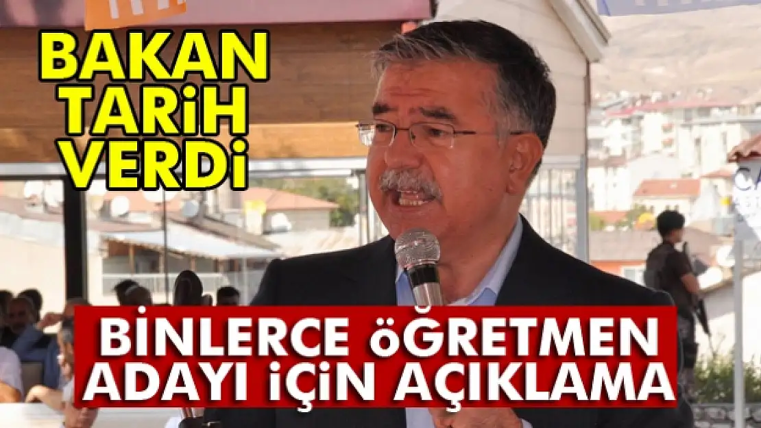 Bakan Yılmaz: '20 bin öğretmenimizi göreve başlatacağız'