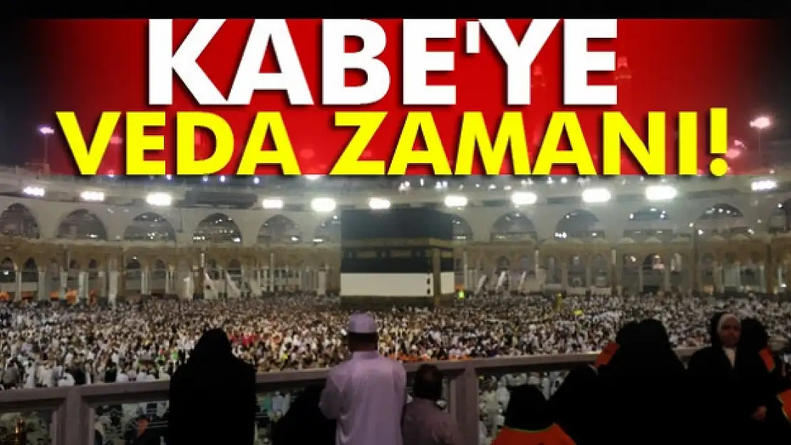 Kabe'ye veda zamanı