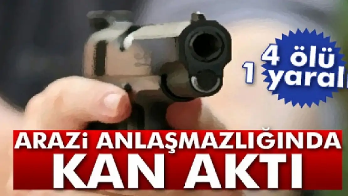 Çorum'da arazi anlaşmazlığı: 4 ölü, 1 yaralı