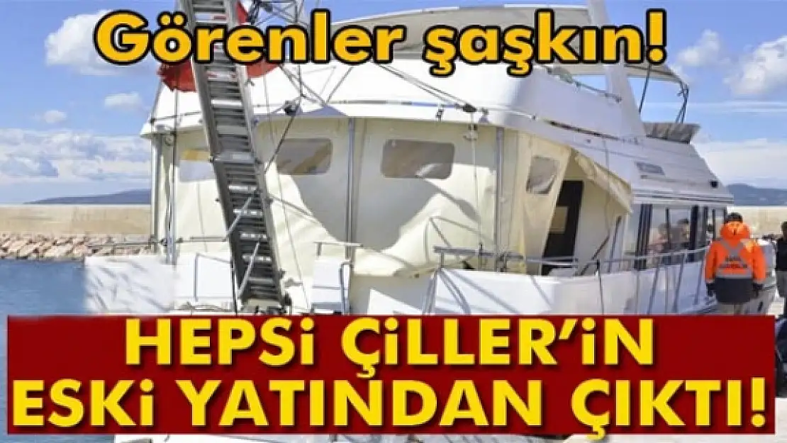 Tansu Çiller'in eski yatında 134 kaçak göçmen yakalandı