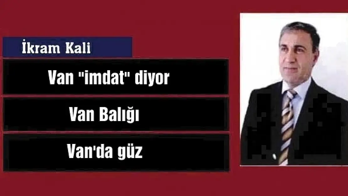 Van 'imdat' diyor