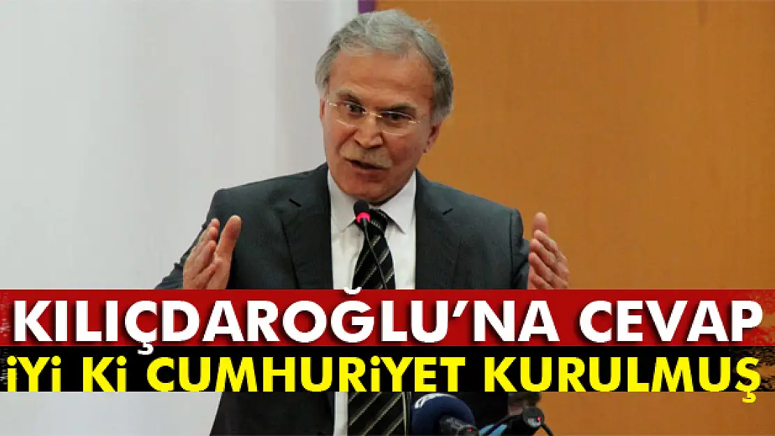 Şahinden, Kılıçdaroğluna yanıt