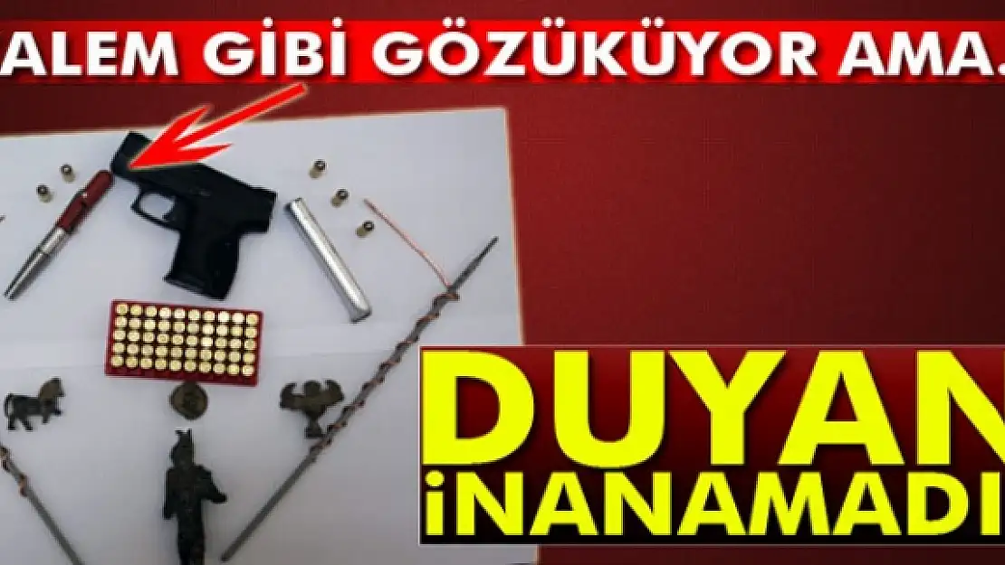 Jandarmanın durdurduğu araçtan bunlar çıktı...