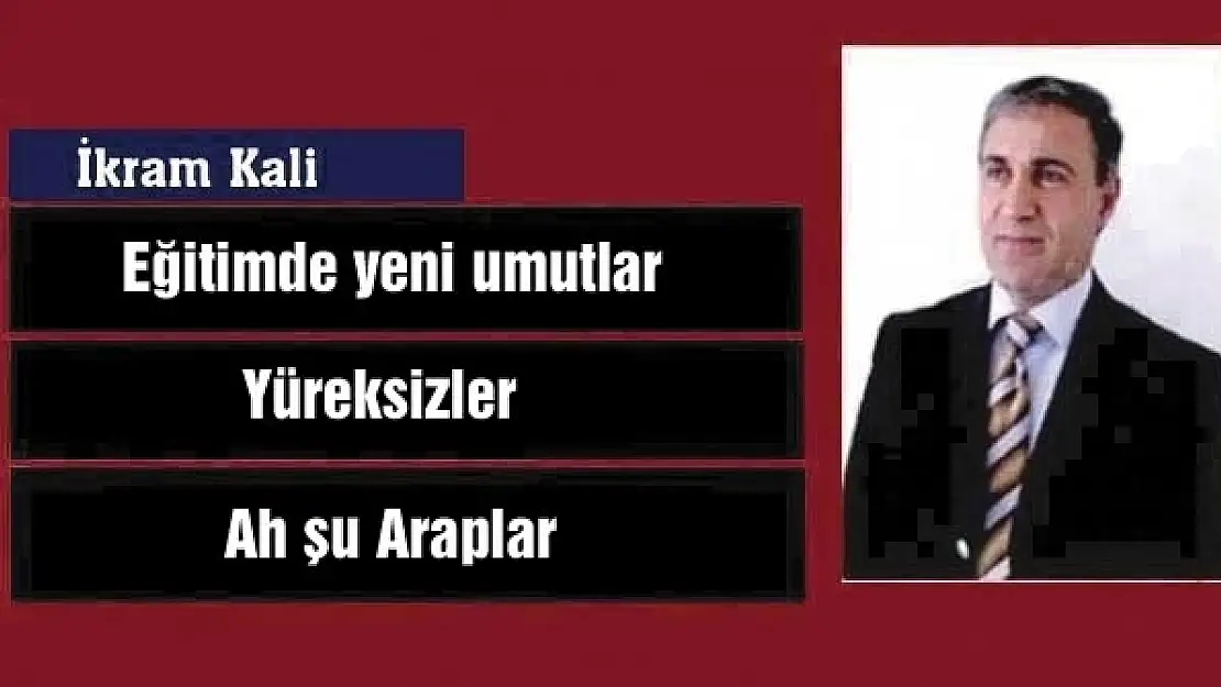 Eğitimde yeni umutlar