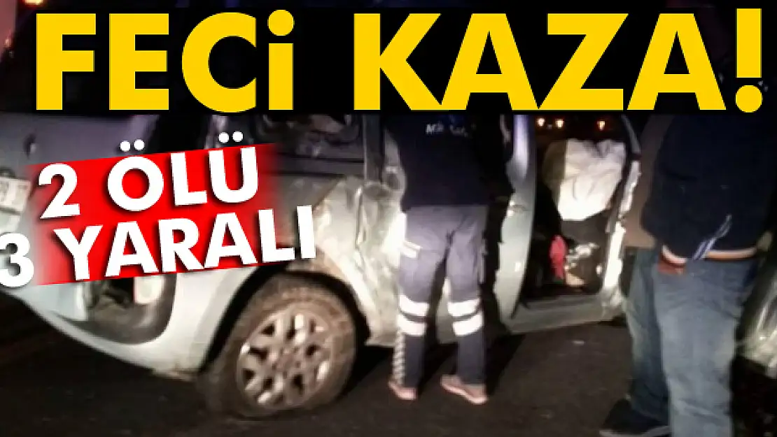 Denizlide zincirleme trafik kazası: 2 ölü, 3 yaralı