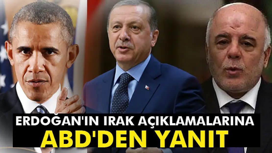 Erdoğan'ın Irak açıklamalarına ABD'den yanıt