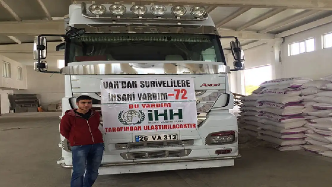 Vandan Halepe 3 TIR yardım 