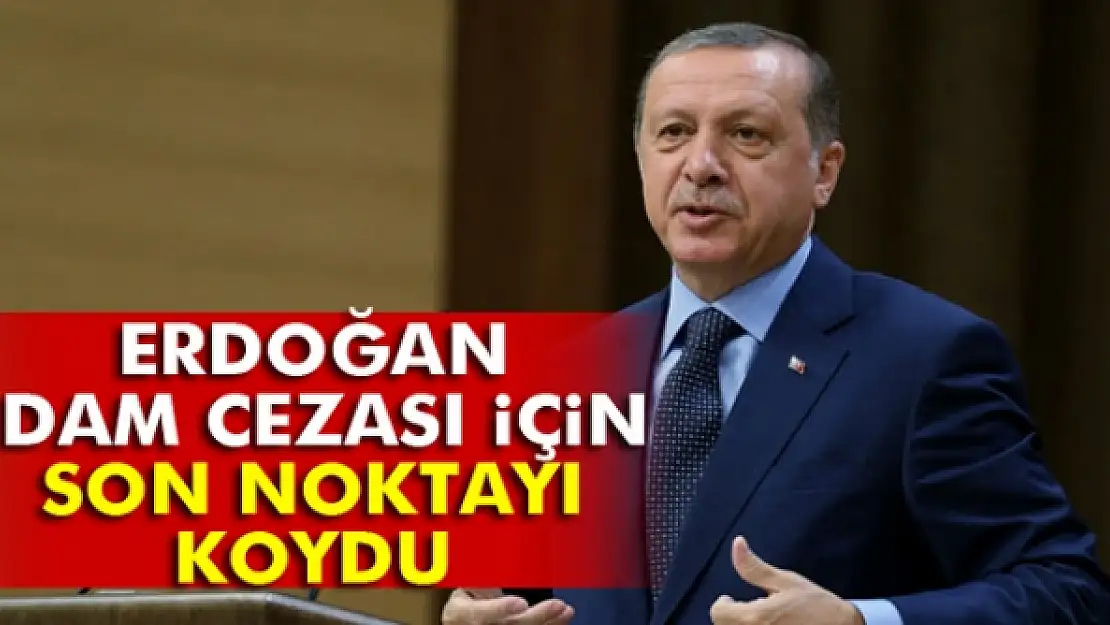 Cumhurbaşkanı Erdoğan son noktayı koydu!