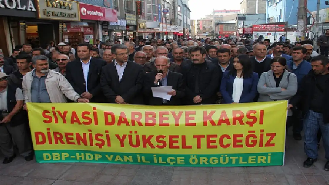 HDP ve DBPden Protesto