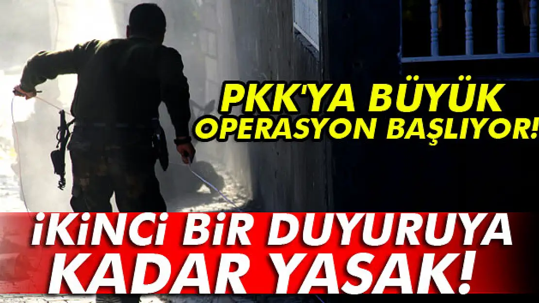 Diyarbakır'da 14 mahallede sokağa çıkma yasağı