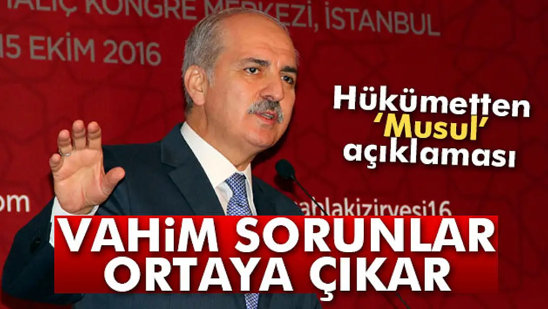 Kurtulmuş: 'Türkiyenin Musul konusunda B ve C planları da vardır'