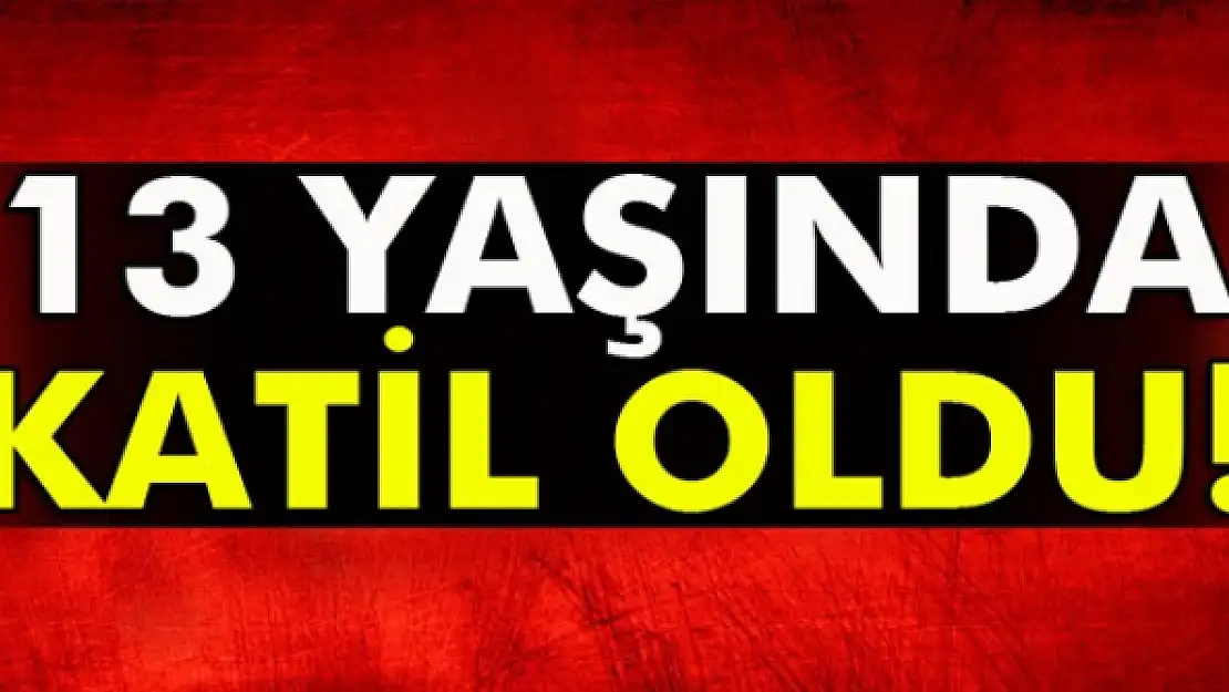 Konuşmasıyla alay edilince 13 yaşında katil oldu