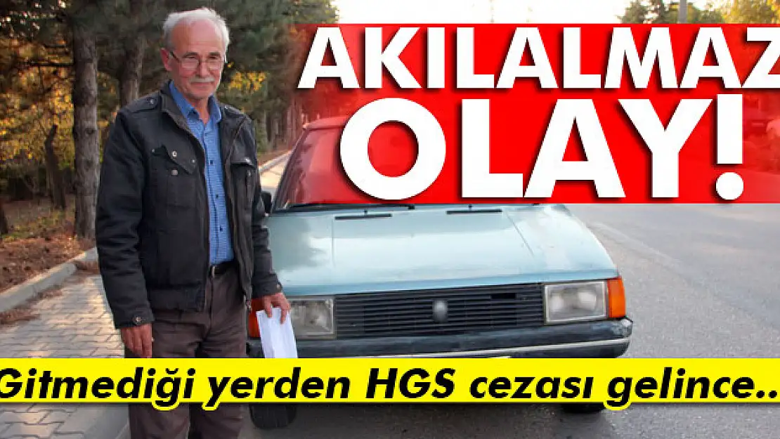 Gitmediği yerden HGS cezası gelince eşiyle kavga etti