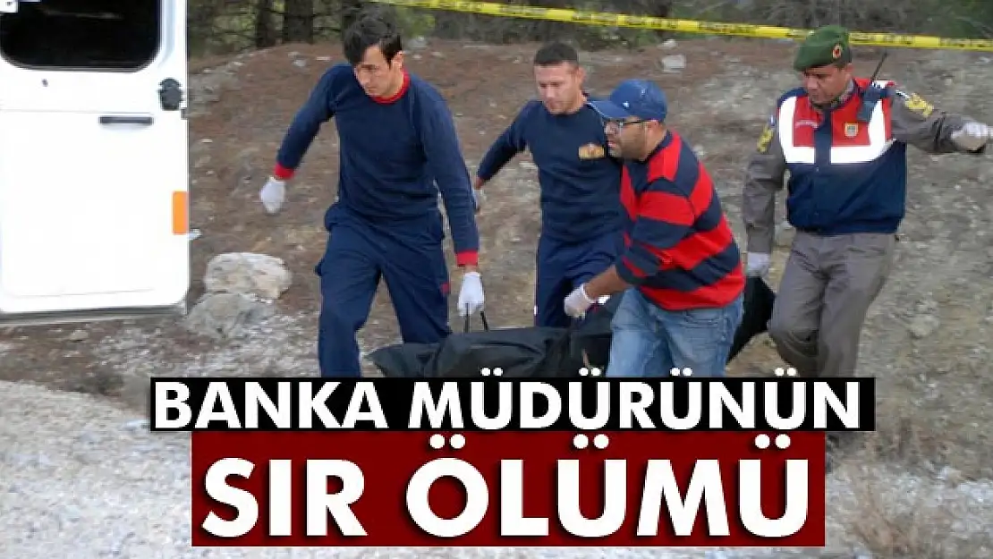 Banka müdürünün sır ölümü