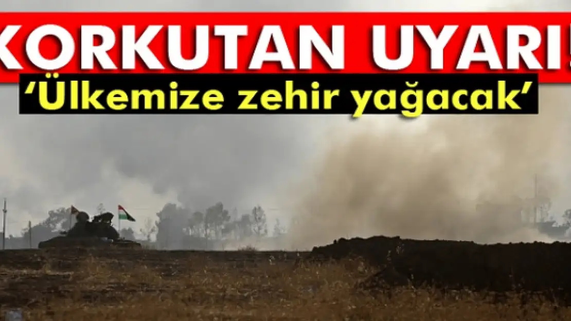 Çok kritik uyarı: 'Musul'daki Kükürt fabrikası yangını ülkemize zehir yağdıracak'