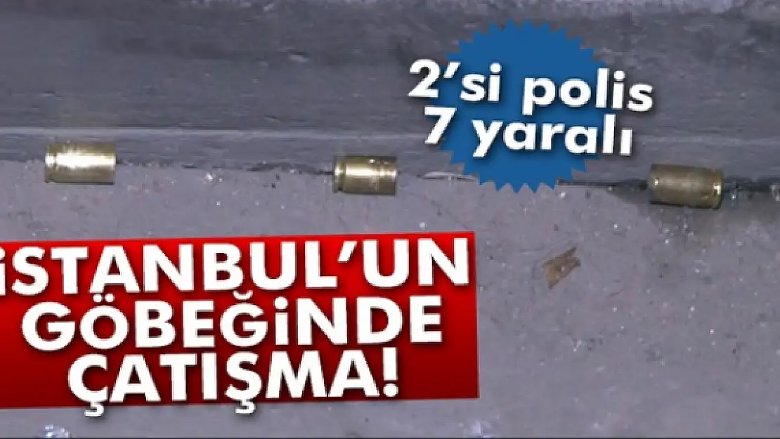 Şişli'de silahlı çatışma: 2'si polis 7 yaralı