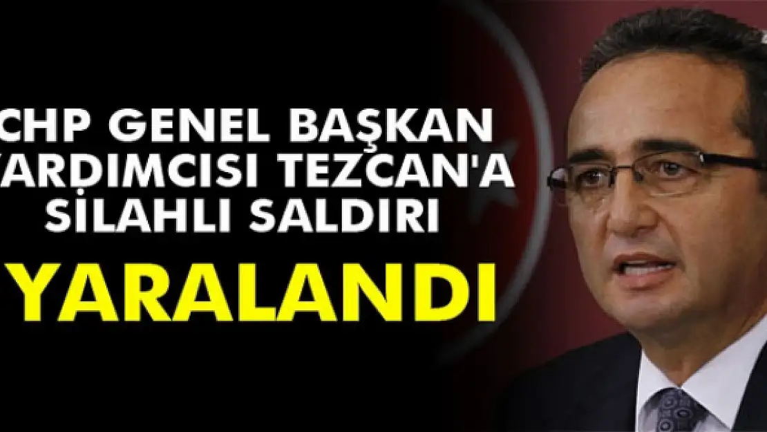 CHP Genel Başkan Yardımcısı Tezcan'a silahlı saldırı