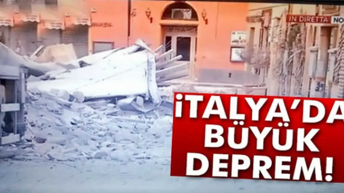 İtalya'da 6.6 büyüklüğünde deprem!