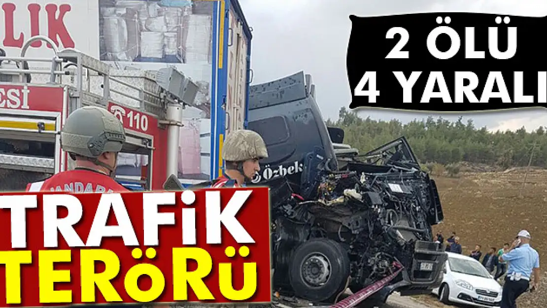 Kilis'te zincirleme trafik kazası: 2 ölü, 4 yaralı