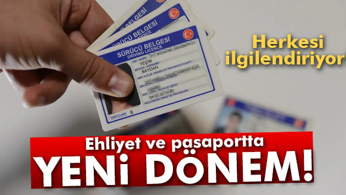 Pasaport ve ehliyet işlemleri Nüfus İdaresine devrediliyor