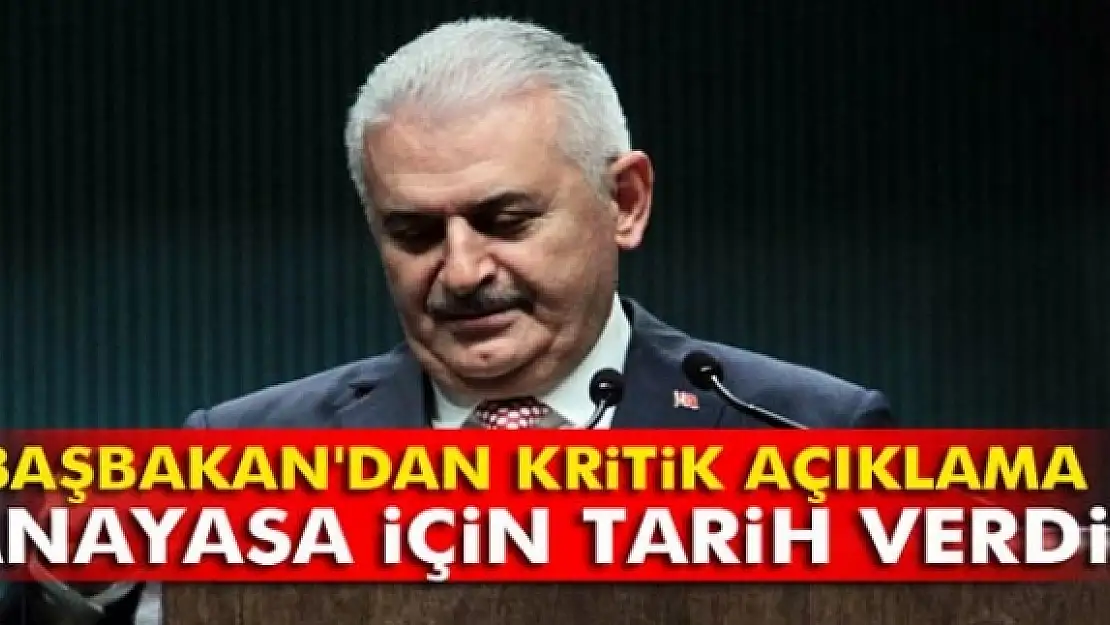 Kritik açıklama: Anayasa için tarih verdi!