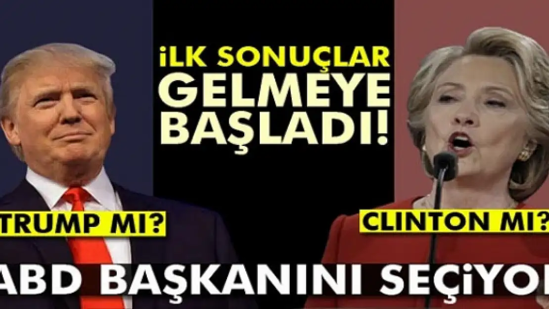 ABD'de ilk sonuçlar gelmeye başladı