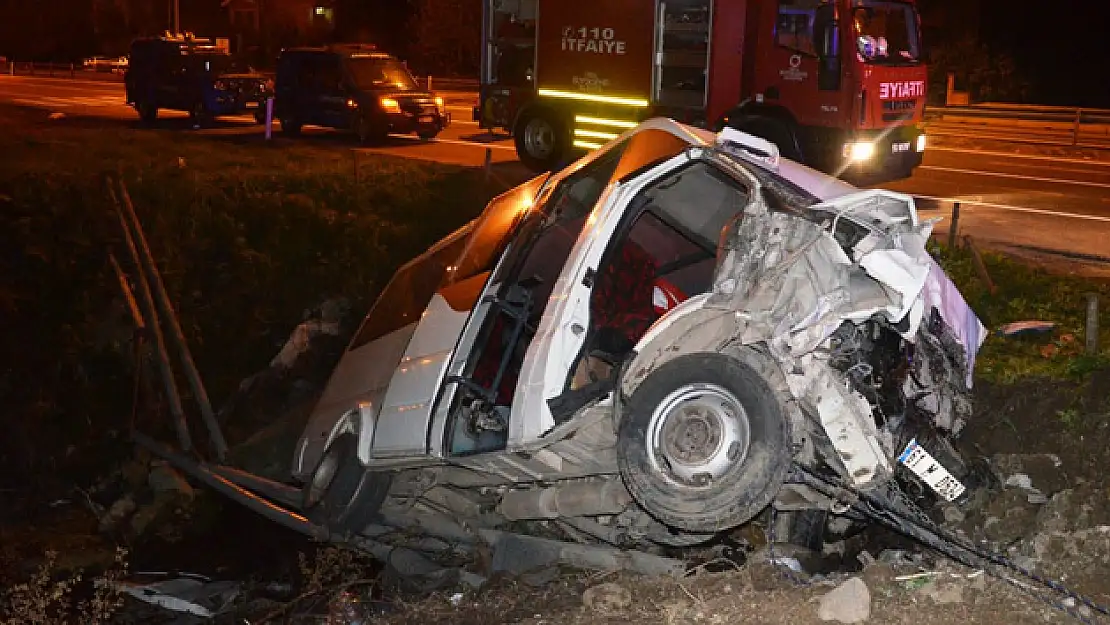 Ordu'da feci kaza: 3 ölü, 4 yaralı