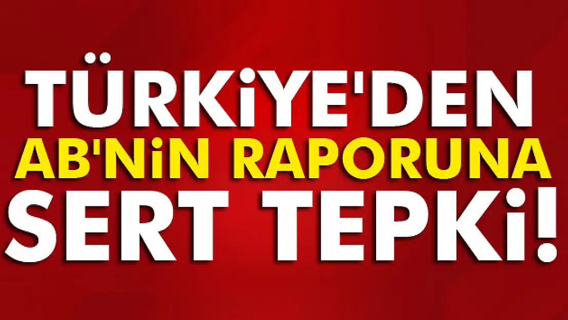 Türkiye'den AB'nin raporuna sert tepki