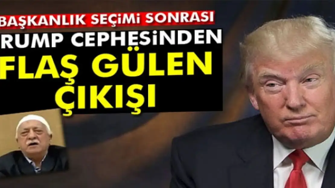 Trumpın başdanışmanı: 'Gülene sığınak sağlamamalıyız'