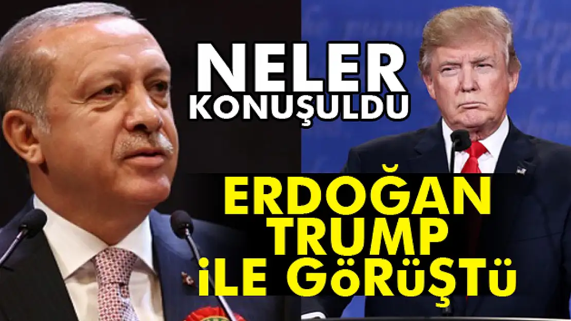 Cumhurbaşkanı Erdoğan, Trumpla görüştü