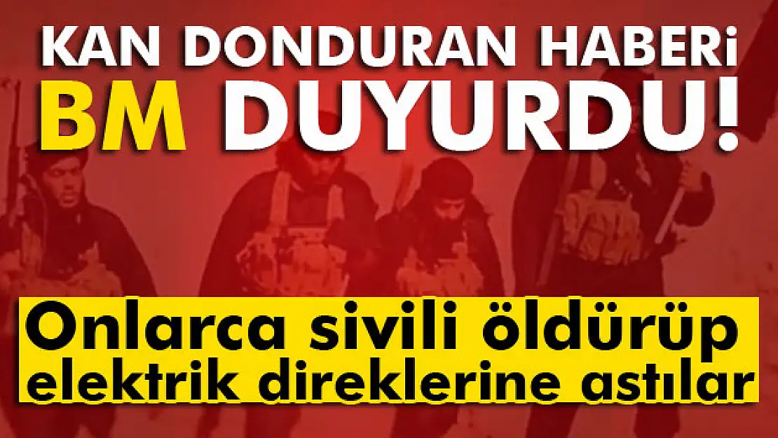 DEAŞ, 40 sivili öldürüp elektrik direklerine astı