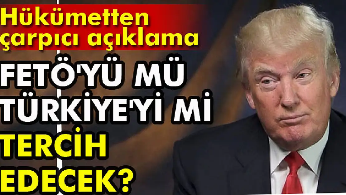 Numan Kurtulmuş: Yeni yönetim FETÖ'yü değil Türkiye'yi tercih edecek