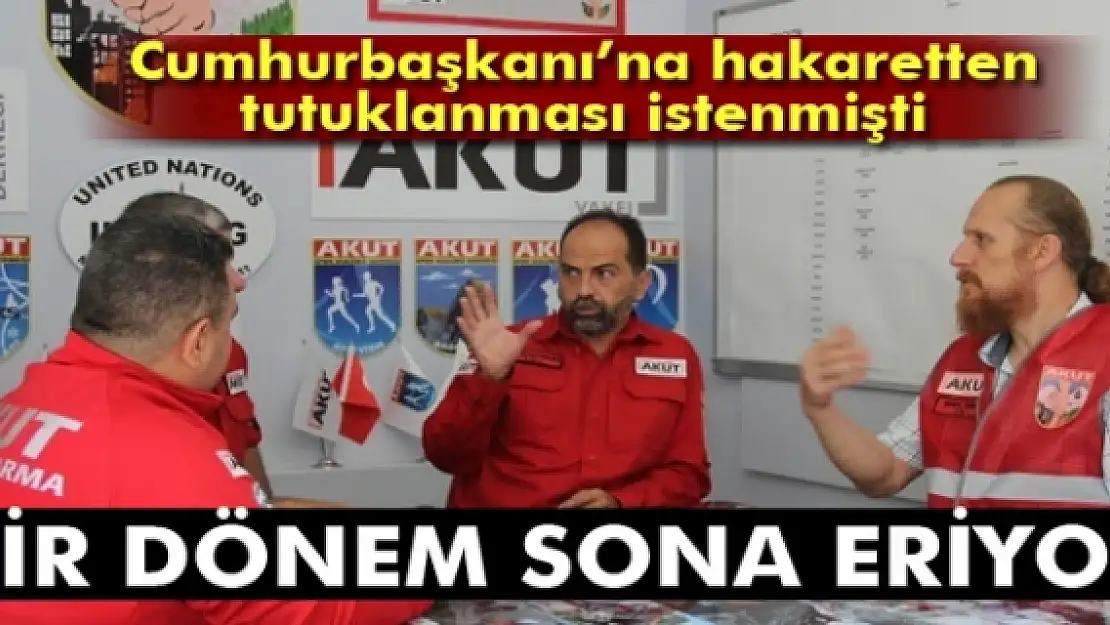 AKUTta Nasuh Mahruki dönemi sona eriyor