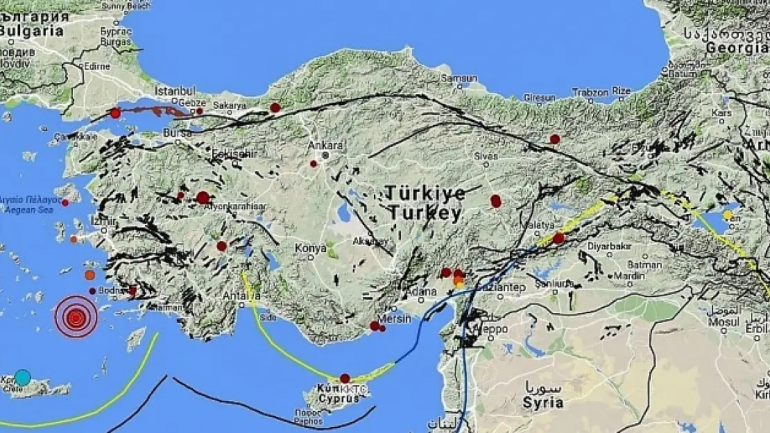 Egede 1 saatte 9 deprem