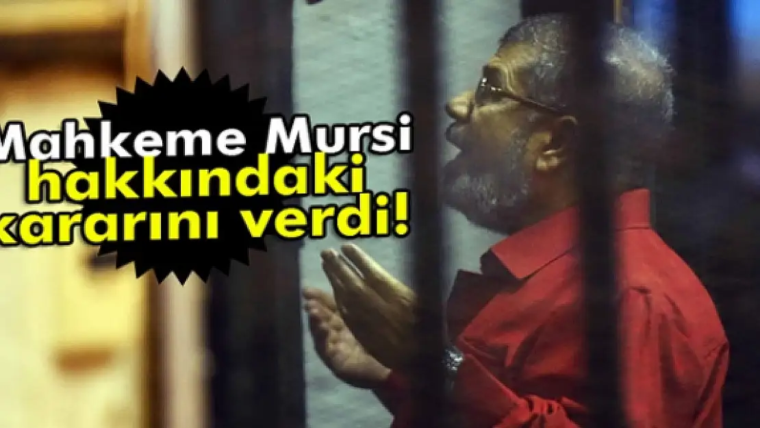 Mursinin idam cezası iptal edildi