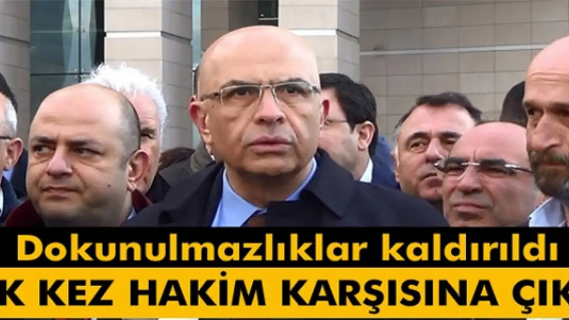 Enis Berberoğlu ilk kez hakim karşısına çıktı