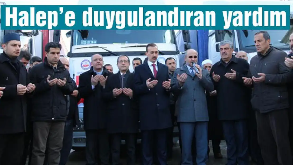 Van'dan Halep'e duygulandıran yardım 