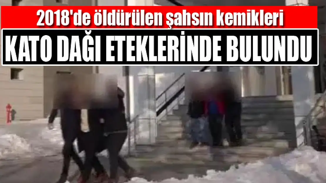 2018'de öldürülen şahsın kemikleri Kato Dağı eteklerinde bulundu