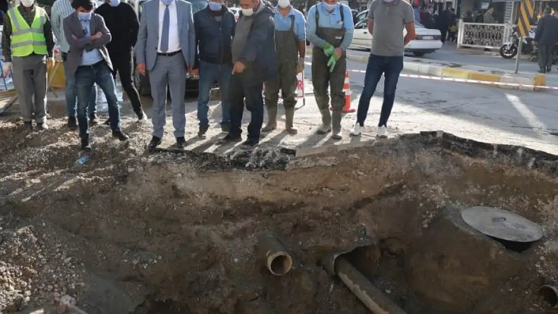 VASKİ şehir merkezindeki altyapı hatlarını yeniliyor